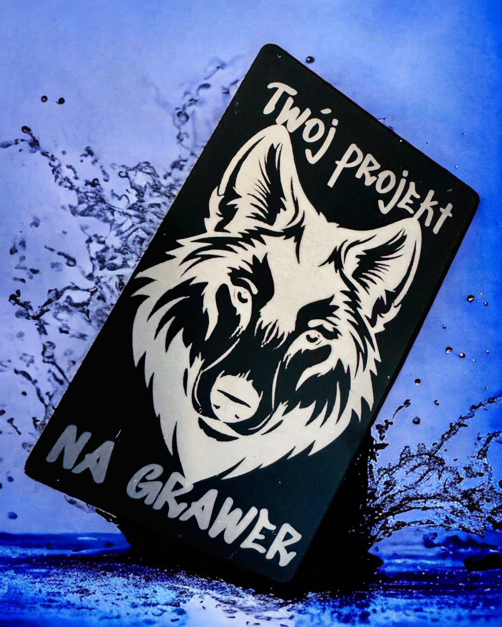 Exklusivt Svart Metallvisitkort med Anpassningsmöjlighet – Perfekt som Present