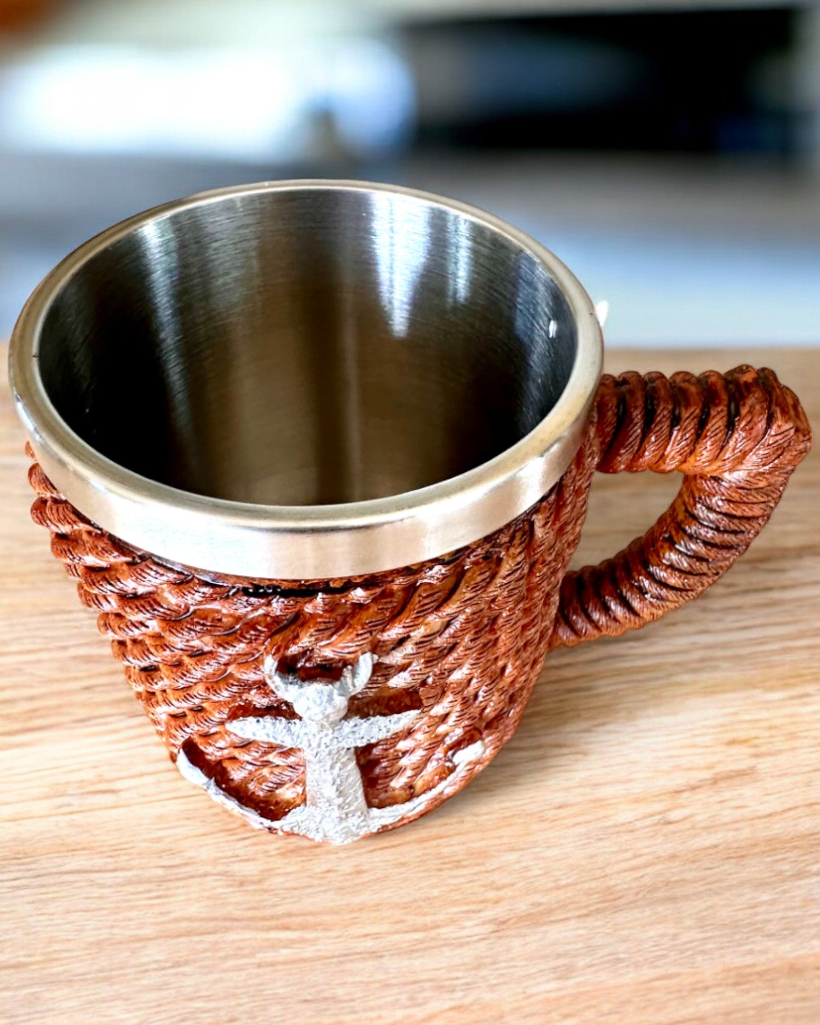 Krus "Morski Skarb" i rostfritt stål, möjlighet till personlig gravyr som present