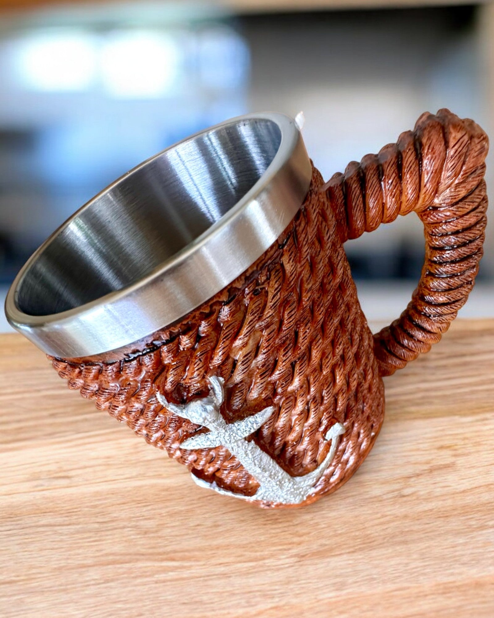 Krus "Morski Skarb" i rostfritt stål, möjlighet till personlig gravyr som present