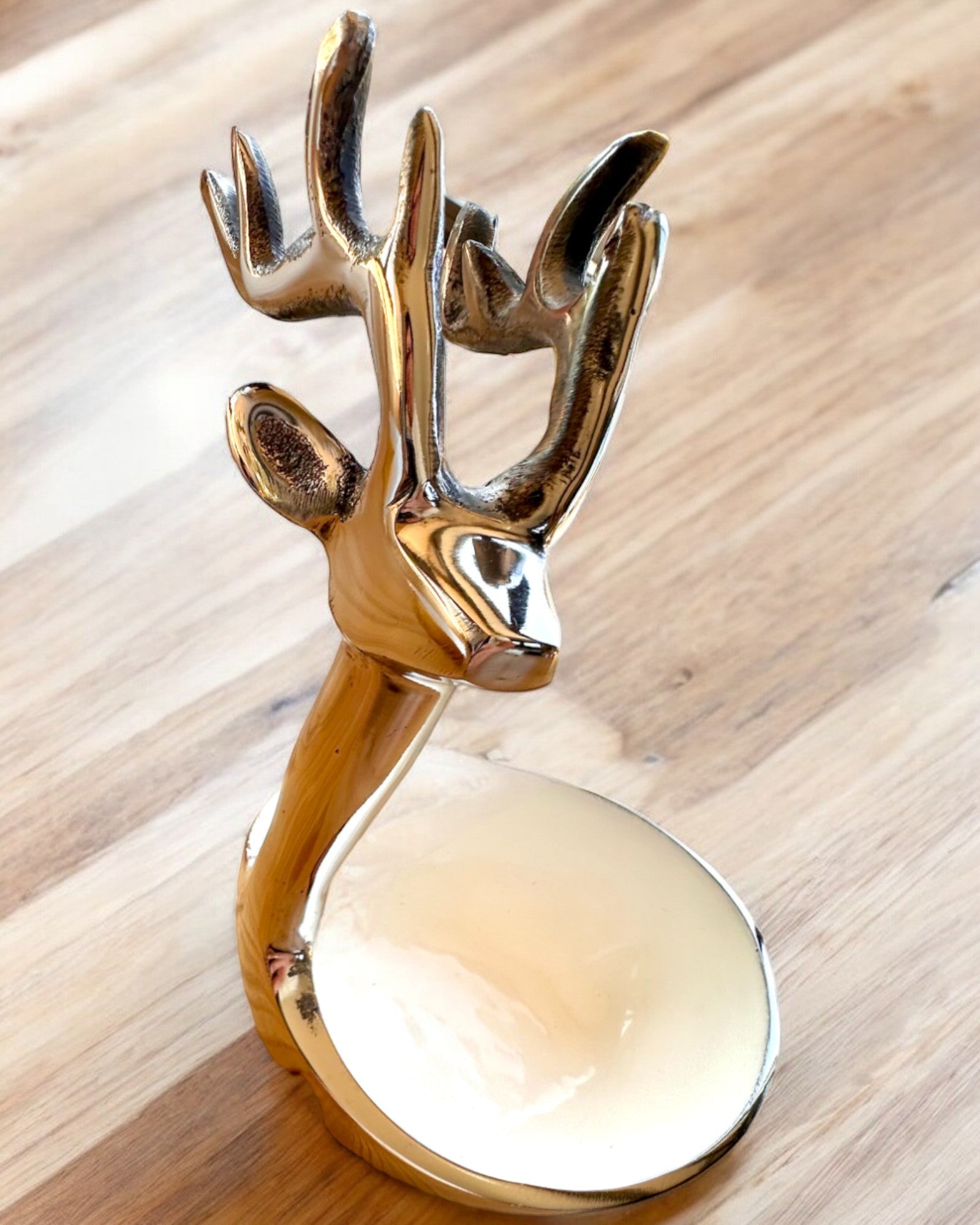 Elegant skål Hornad Skönhet – Hantverk från Indien, personalisering med gravyr