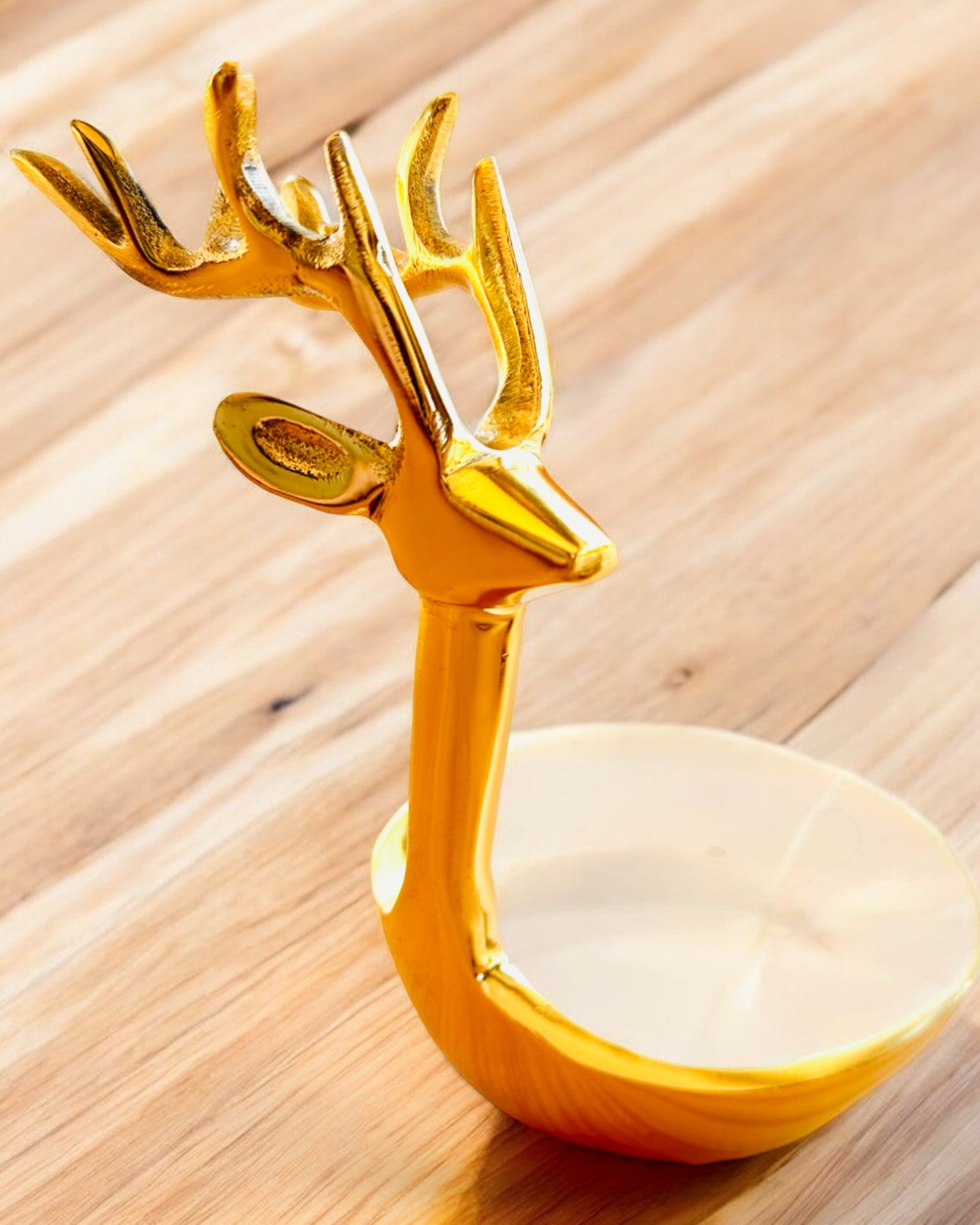 Elegant skål Hornad Skönhet – Hantverk från Indien, personalisering med gravyr