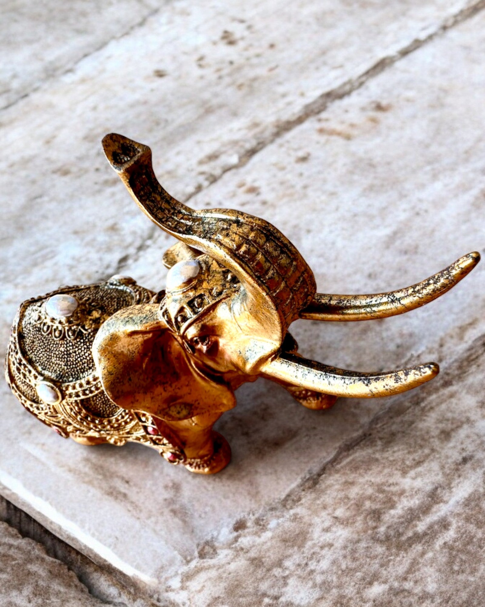 Kunglig Elefant med Graveringsmöjlighet - Elegans och Luksus, personalisering för present