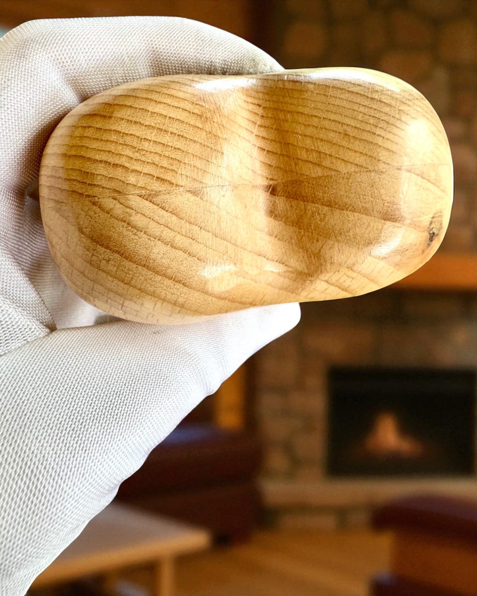 Trähjärta, 9 cm ask för Hemlig Känsla, möjlighet till gravyranpassning som present