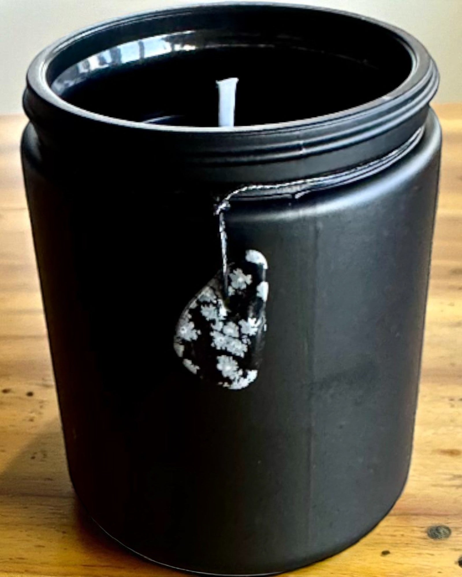 Intentionellt sojavaxljus Obsidians – självförtroende och inre styrka, 250 ml, möjlighet till anpassning som present
