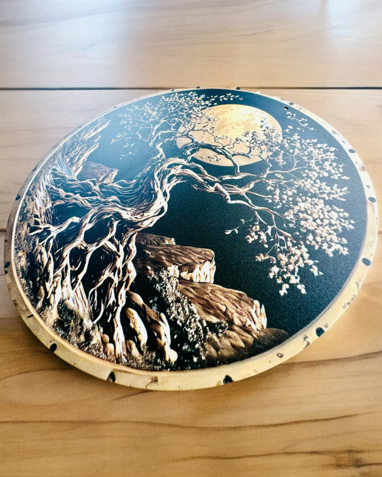 Hänge "Magiska Naturens Cirklar" - möjlighet till personlig gravyr. 3 varianter att välja mellan