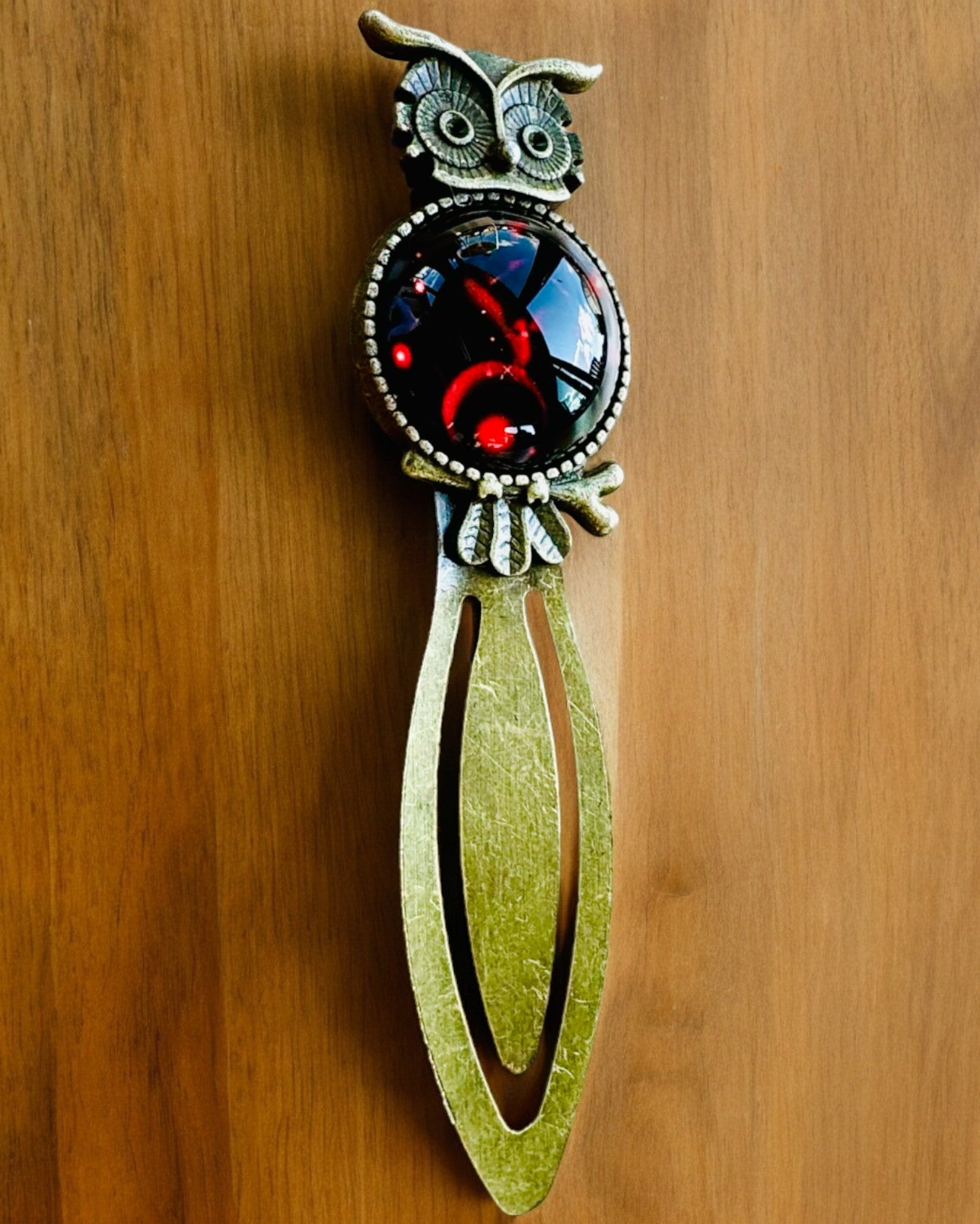 Bokmärke "Uggla med Konstellationer" - 12 varianter att välja mellan, personalisering med gravyr