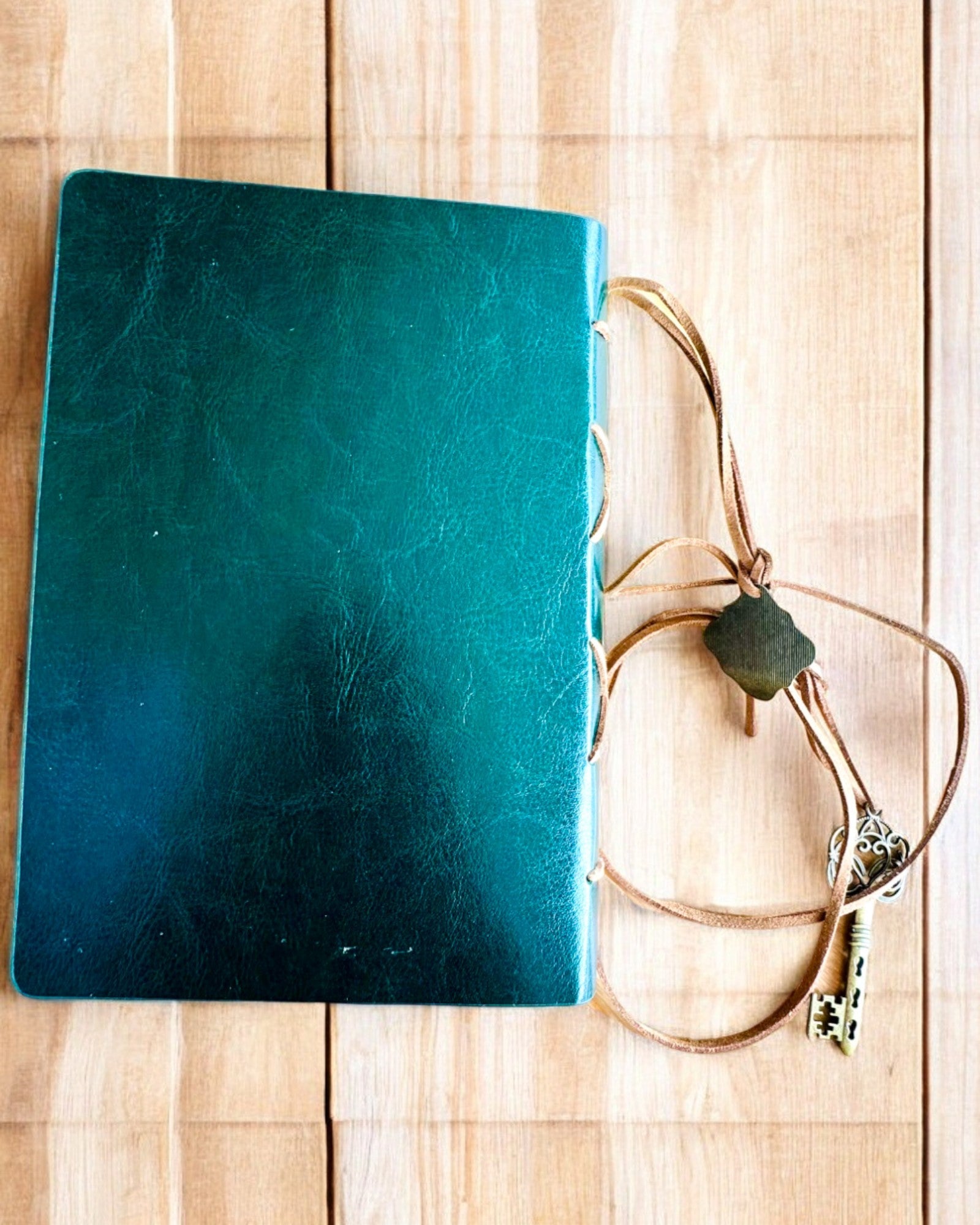 Vintage Anteckningsbok "Nyckel till det Förflutna" - Möjlighet till gravyr för present, anteckningsbok