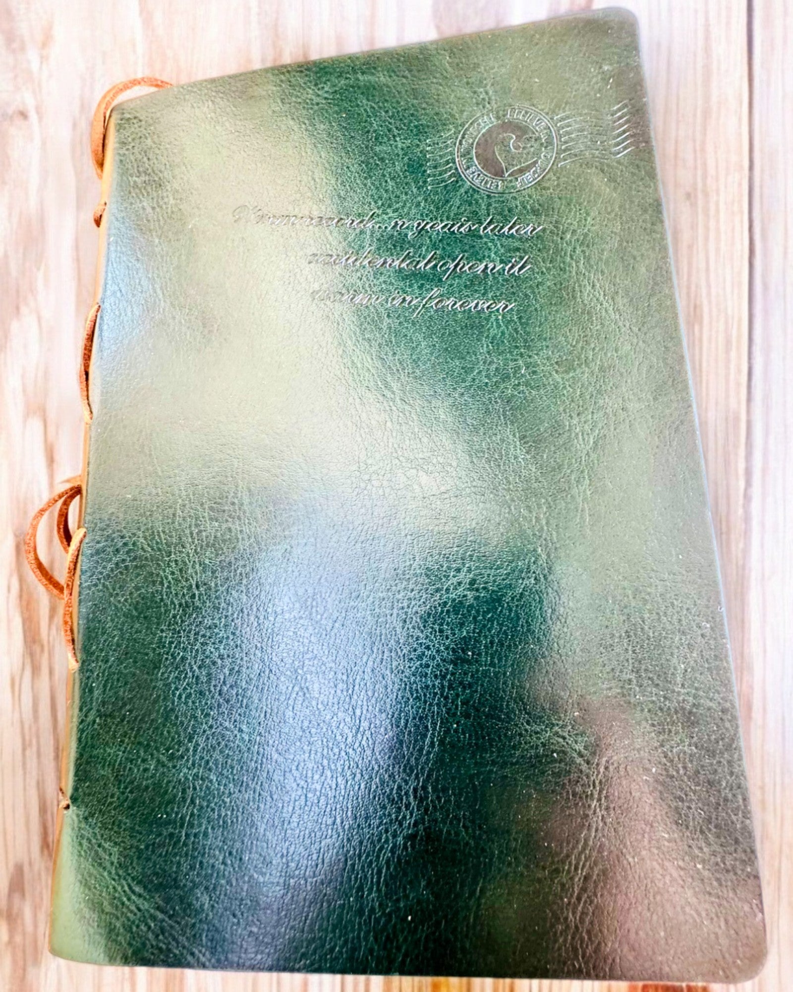 Vintage Anteckningsbok "Nyckel till det Förflutna" - Möjlighet till gravyr för present, anteckningsbok