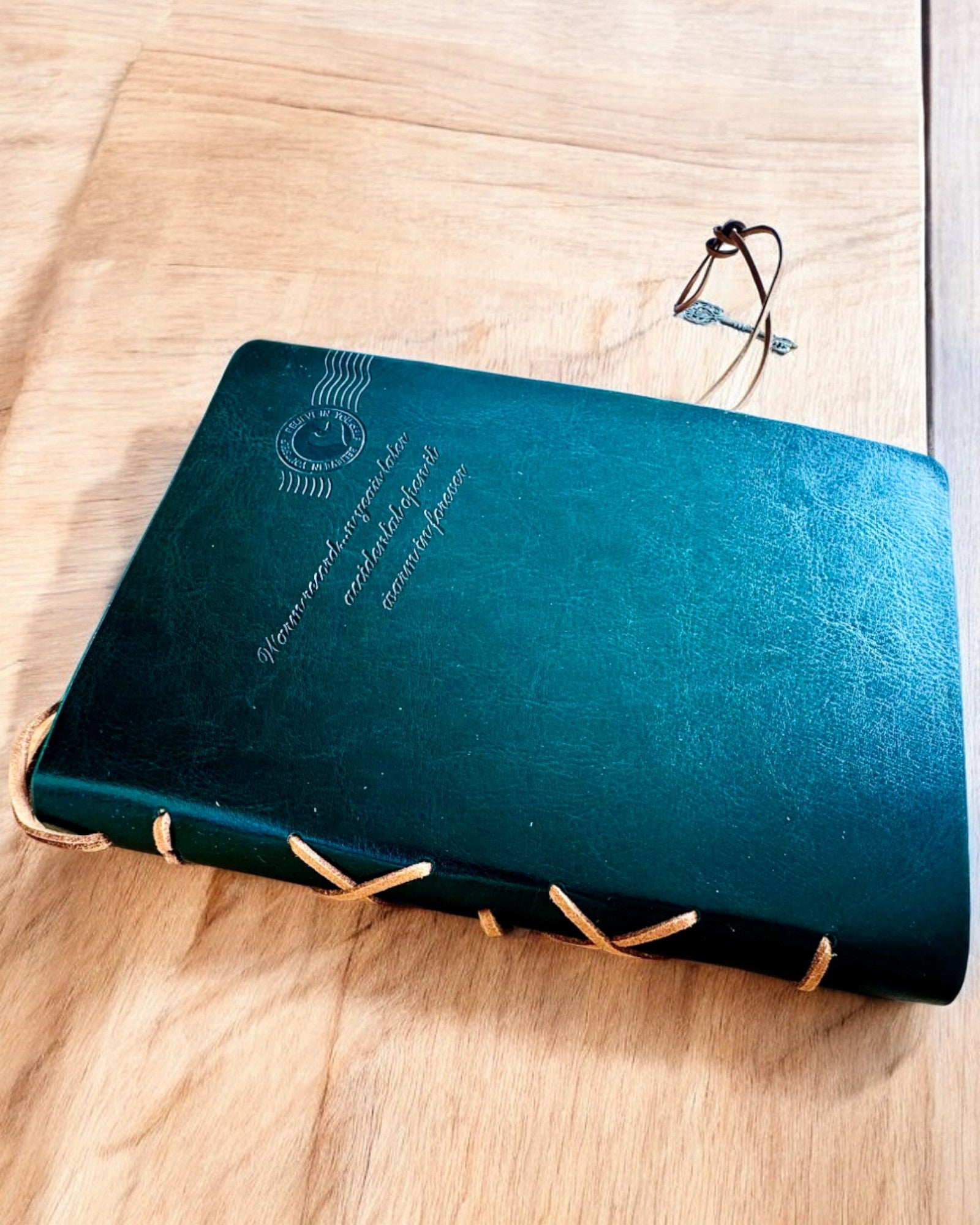 Vintage Anteckningsbok "Nyckel till det Förflutna" - Möjlighet till gravyr för present, anteckningsbok