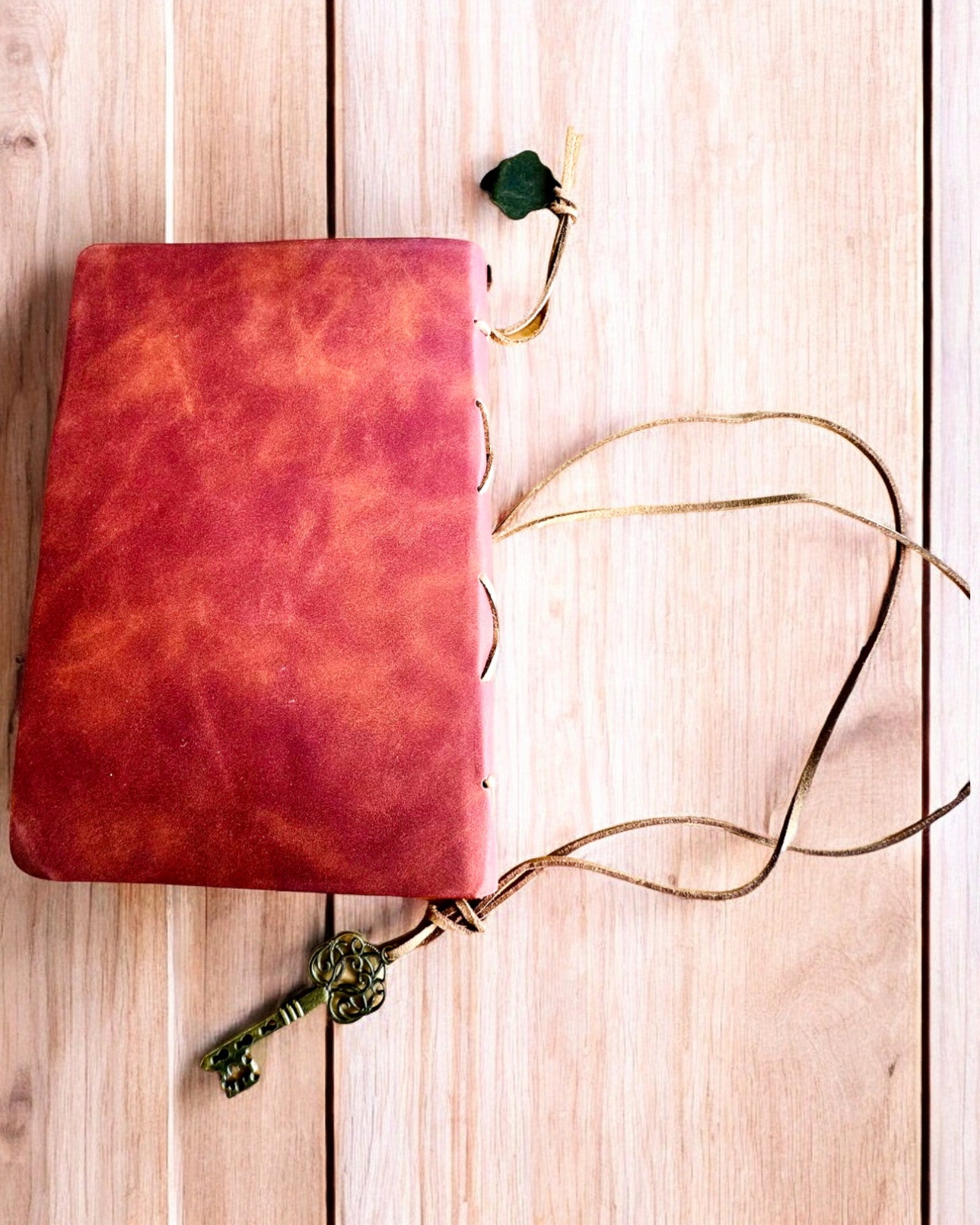 Vintage Anteckningsbok "Nyckel till det Förflutna" - Möjlighet till gravyr för present, anteckningsbok