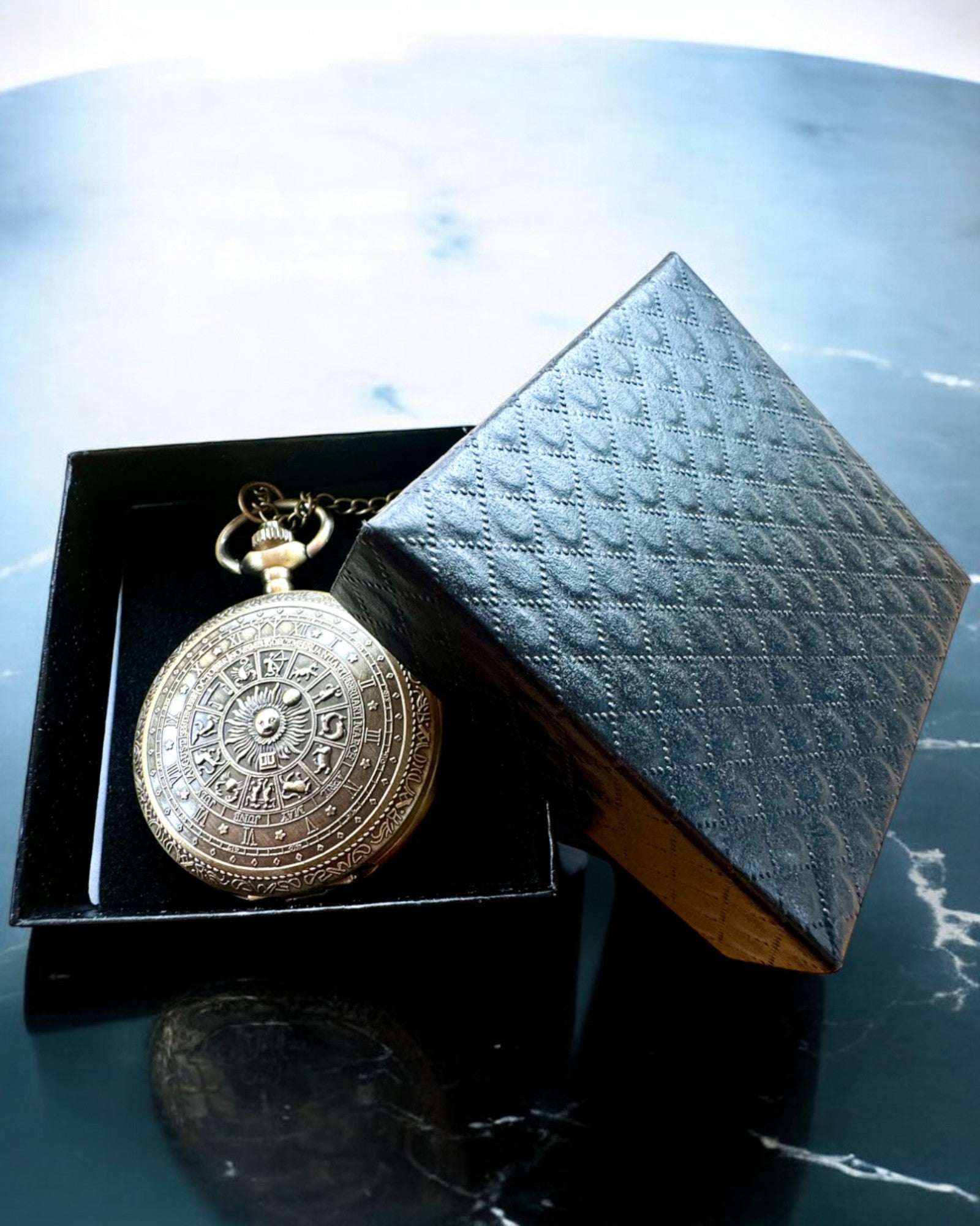 Fickur "Astro Retro Antik Stil" – med möjlighet till gravyr som present