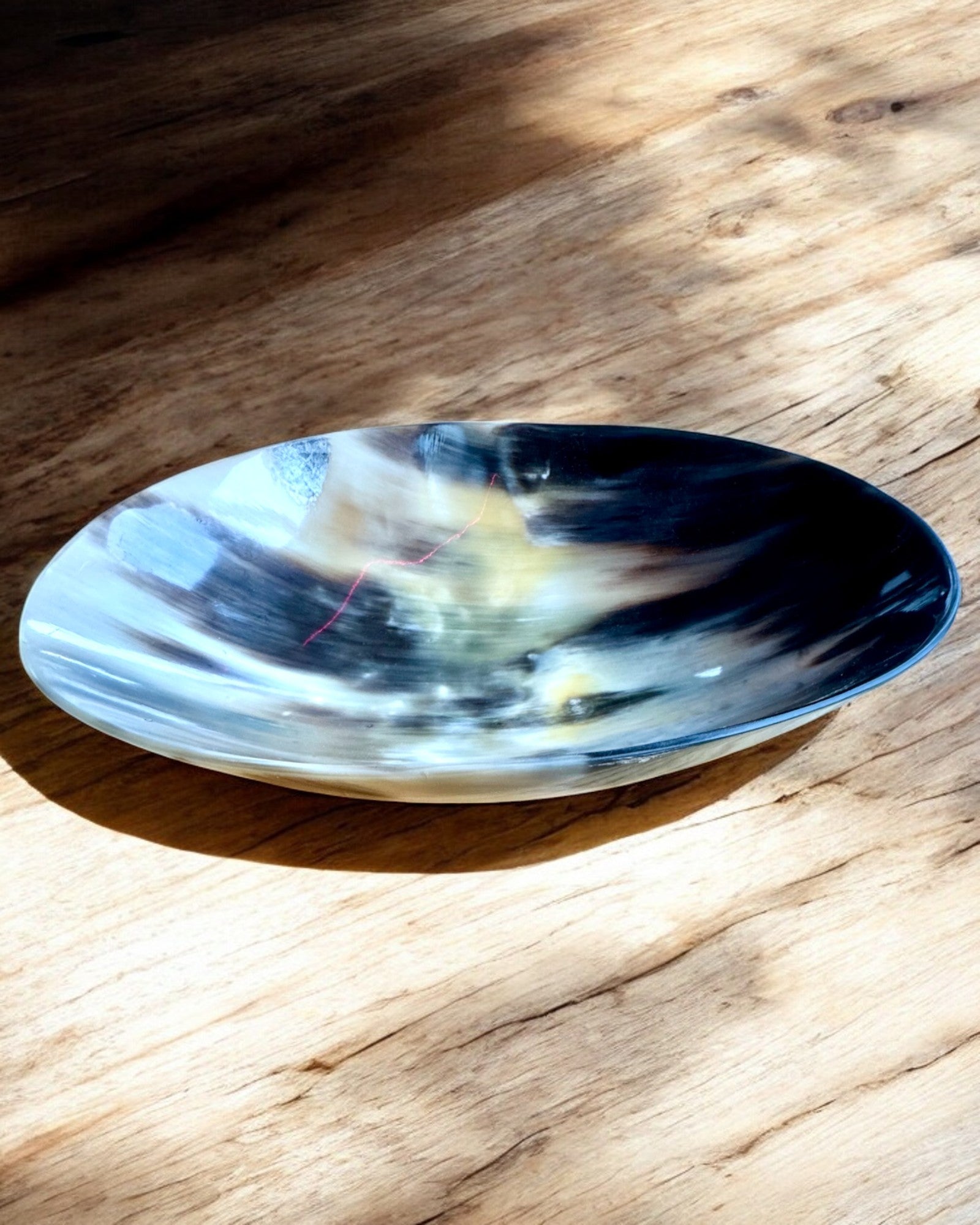 Skål Indiskt Horn - möjlighet till personlig gravyr som present