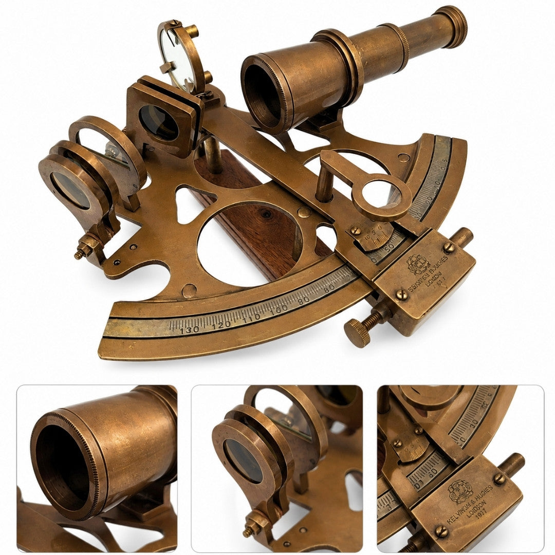 Stor mässingssextant – present till seglare - NSHB