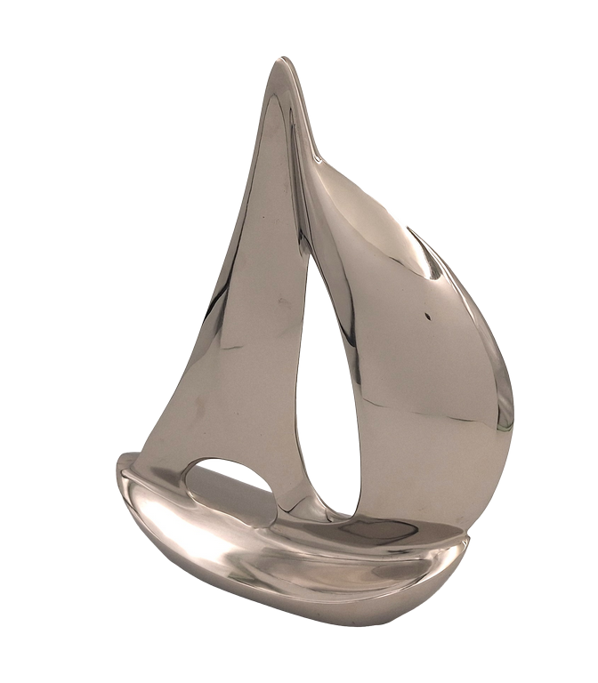 Stor yachtmodell - metall - 36cm - N-1647