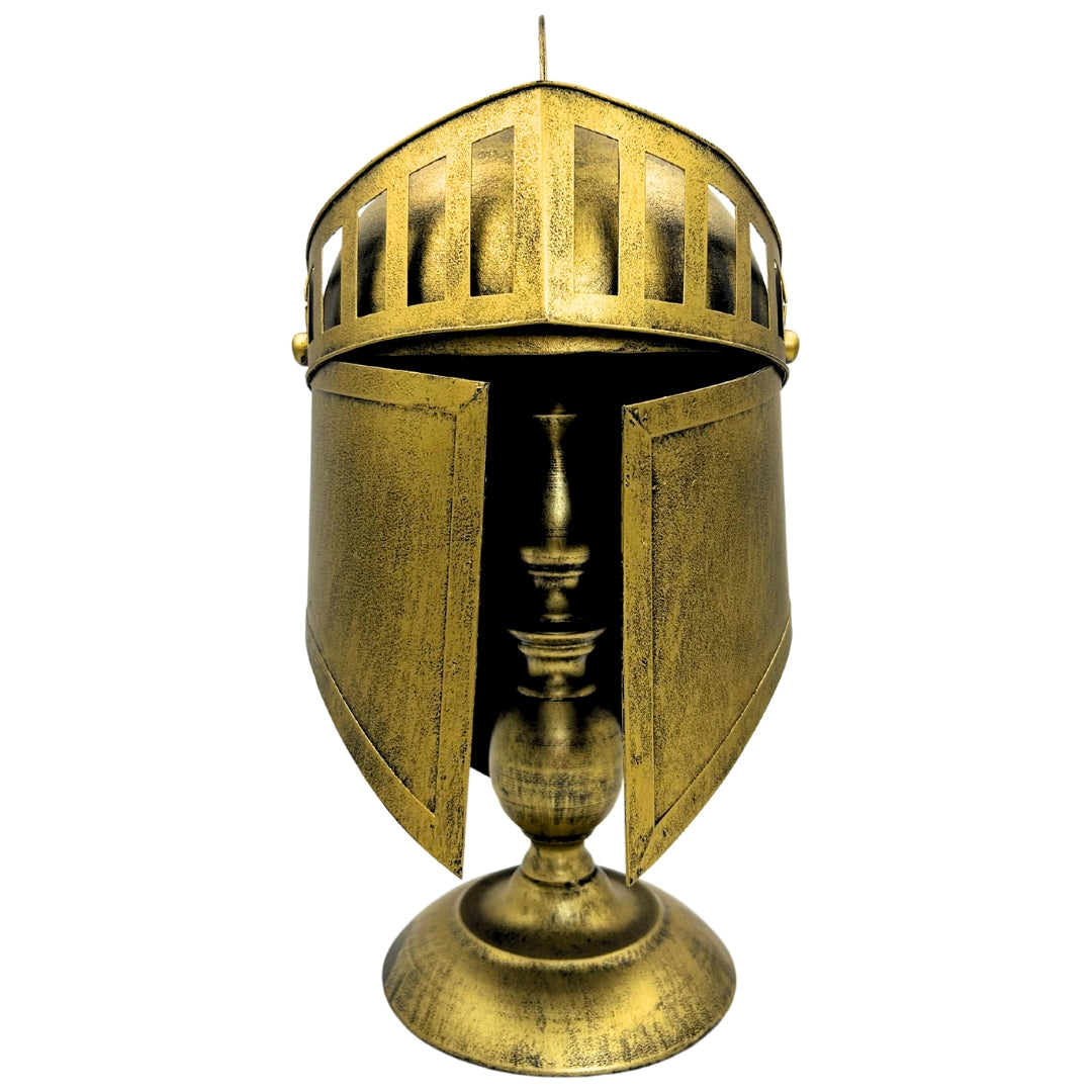 Grekisk dekorationshjälm retro – metallreplika – 6646A