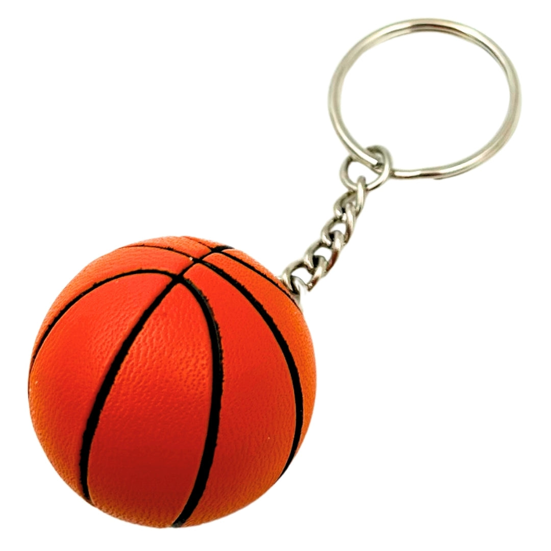 Sportnyckelring med basketboll – present till basketspelare - BBK-001