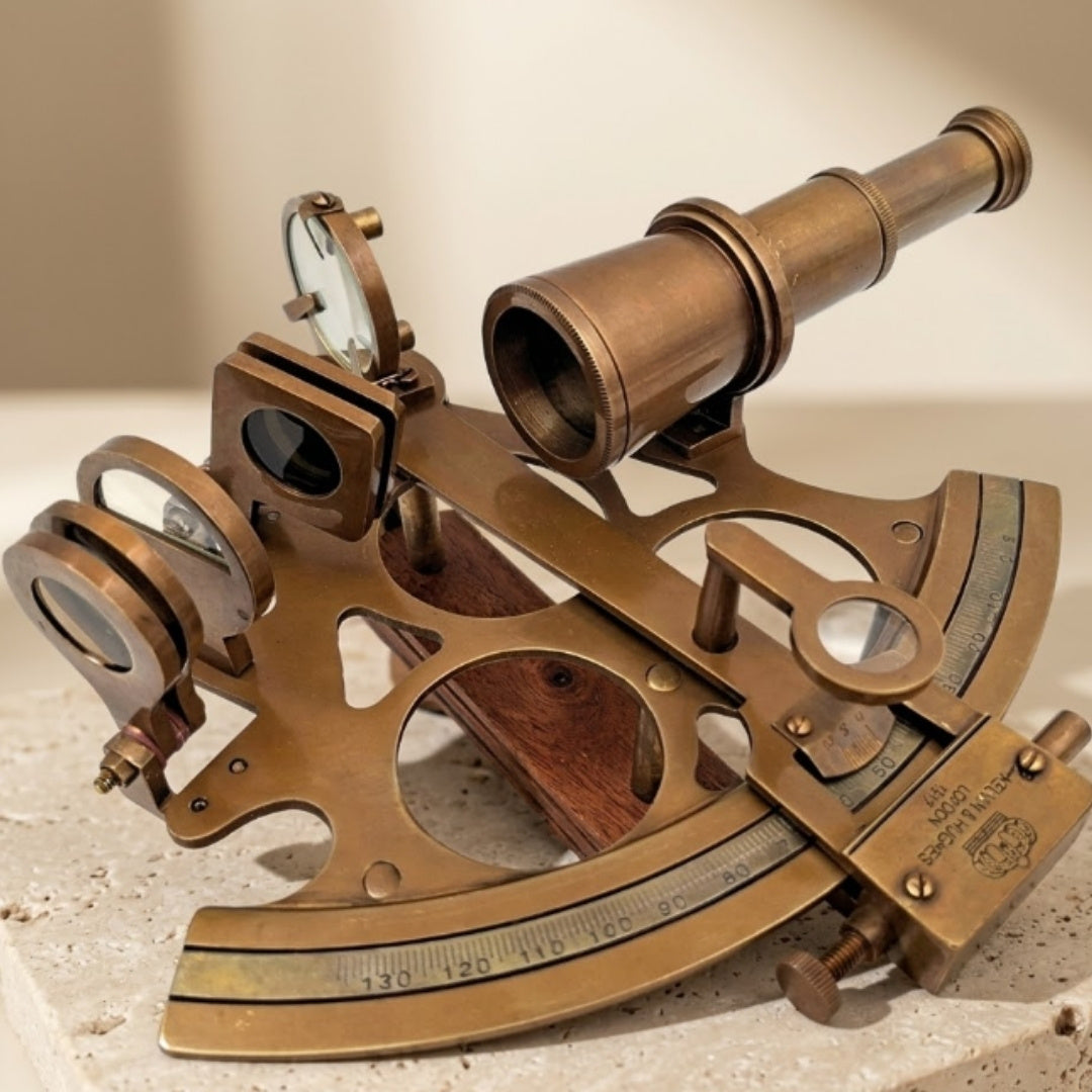 Stor mässingssextant – present till seglare - NSHB