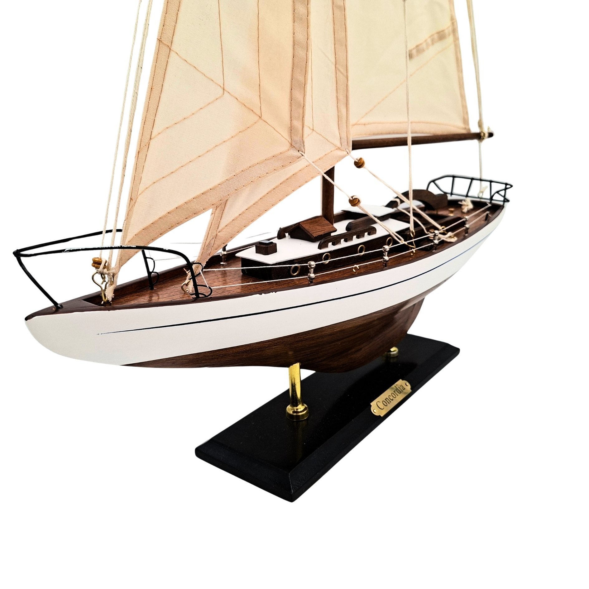 Modell av segelyacht - maritim dekoration 66 cm – 50445