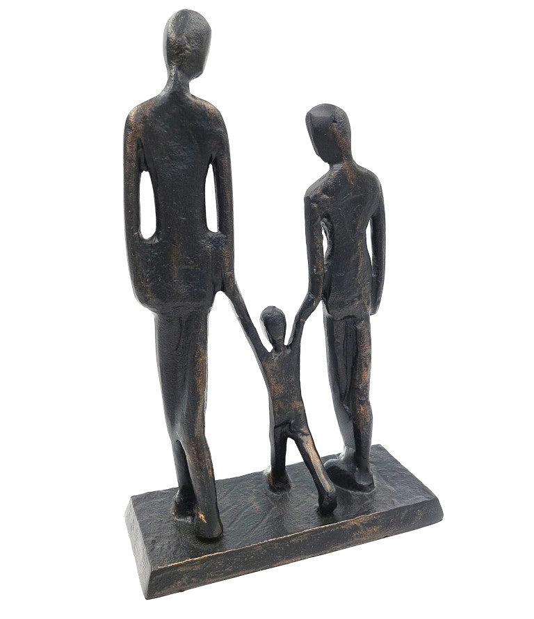 Familj med barn, dekorativ figur DI-FIG-022