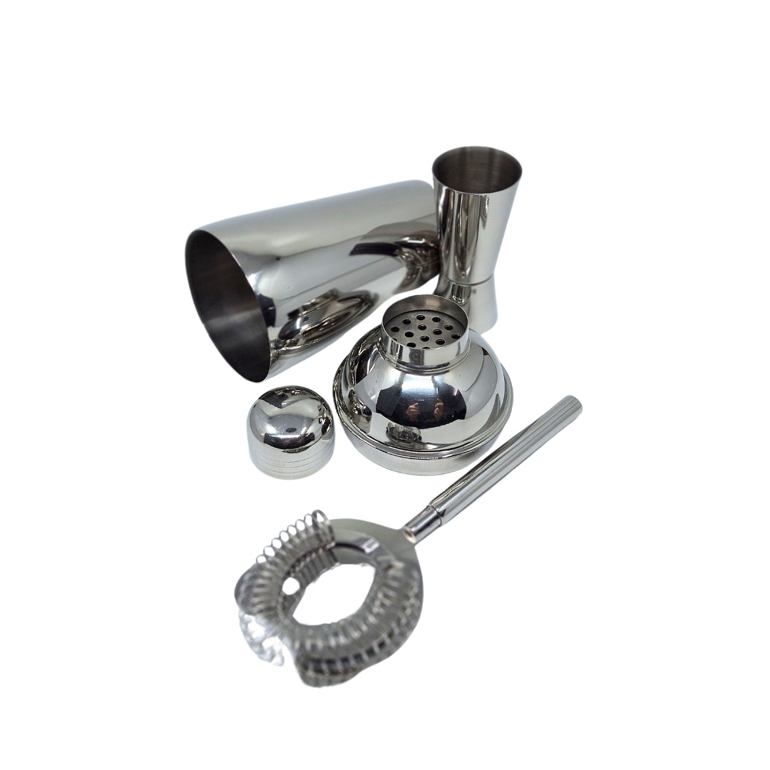 Bartenderset – 3 delar Shaker Jigger Strainer - BS48171