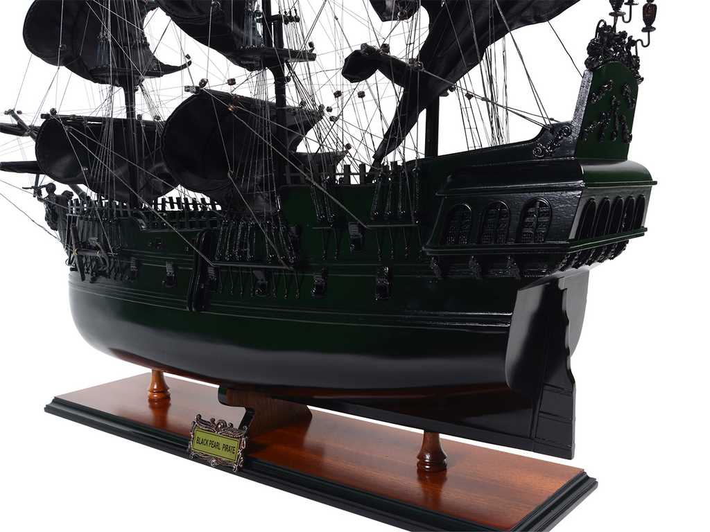 Svarta pärlan modell av piratskepp - Längd 89cm - BP80R