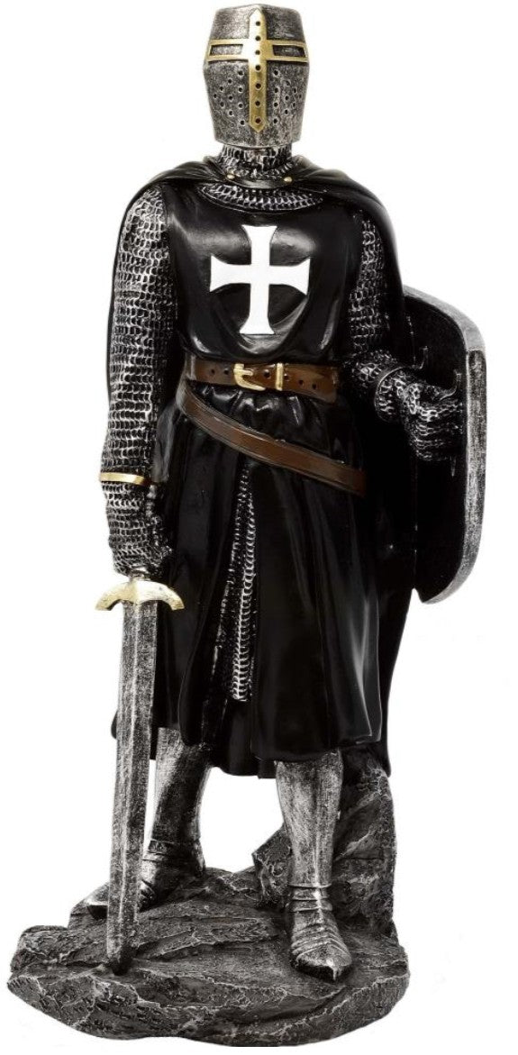 Riddare - korsfarare - figur i polyresin - MC-23078