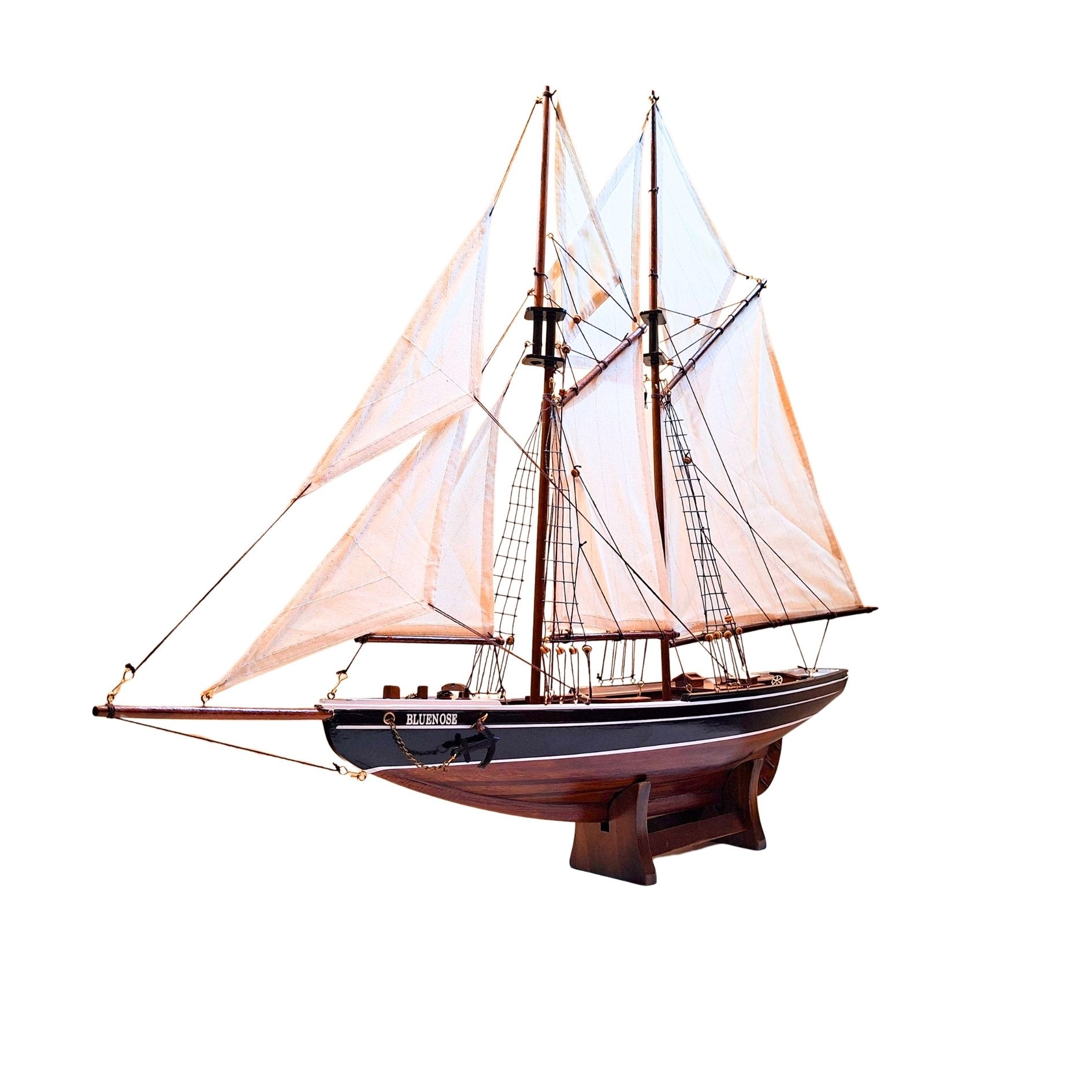 Modell av skonaren Bluenose - maritim dekoration 78 cm – 518