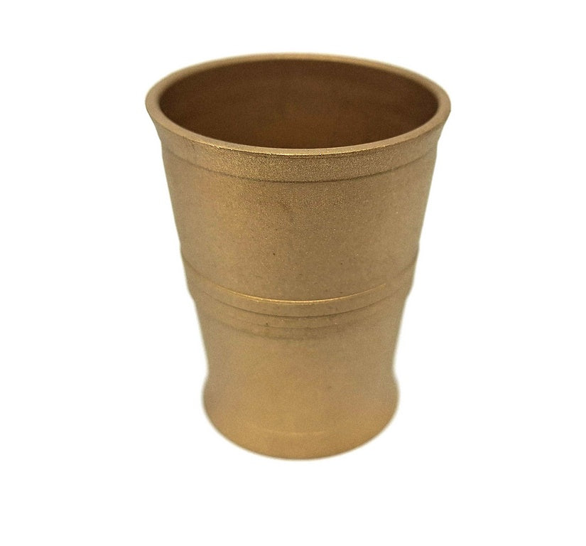 Set med 4 glas - mässing, matt – SEK