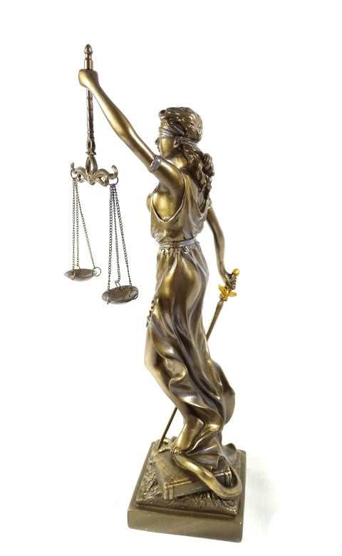 Themis-figur 35 cm - Present till jurist eller domare - MC-90037
