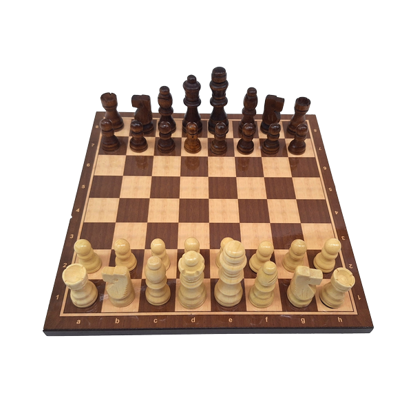 Klassiska träschack - 27 x 27 cm – 1050743