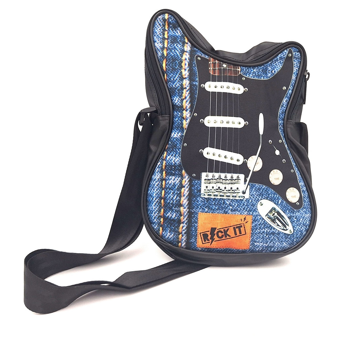 Axelväska i form av en gitarr Let’s rock – RBG-019