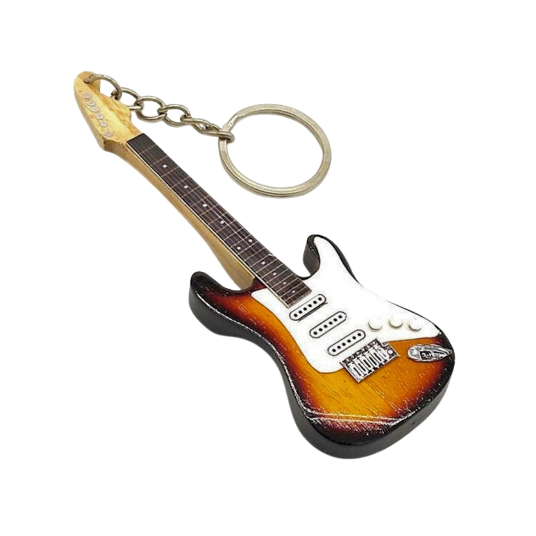 Nyckelring - gitarr J. Hendrix - mahogny - EGK-0320