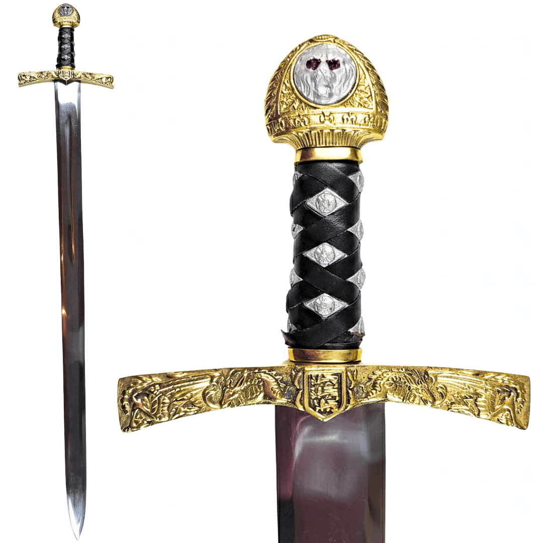 Excalibur-svärd – Exklusiv replika av kung Arturs legendariska svärd – 98,5 cm – DD/192