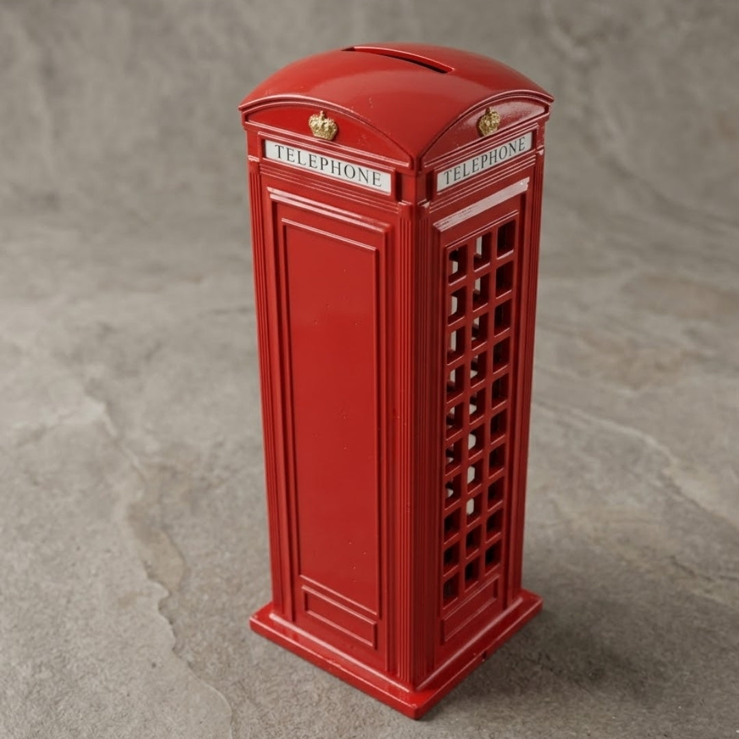 Sparbössa dekorativ figur – telefonkiosk - BT