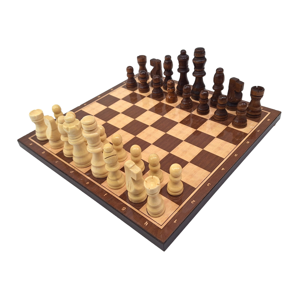 Klassiska träschack - 27 x 27 cm – 1050743