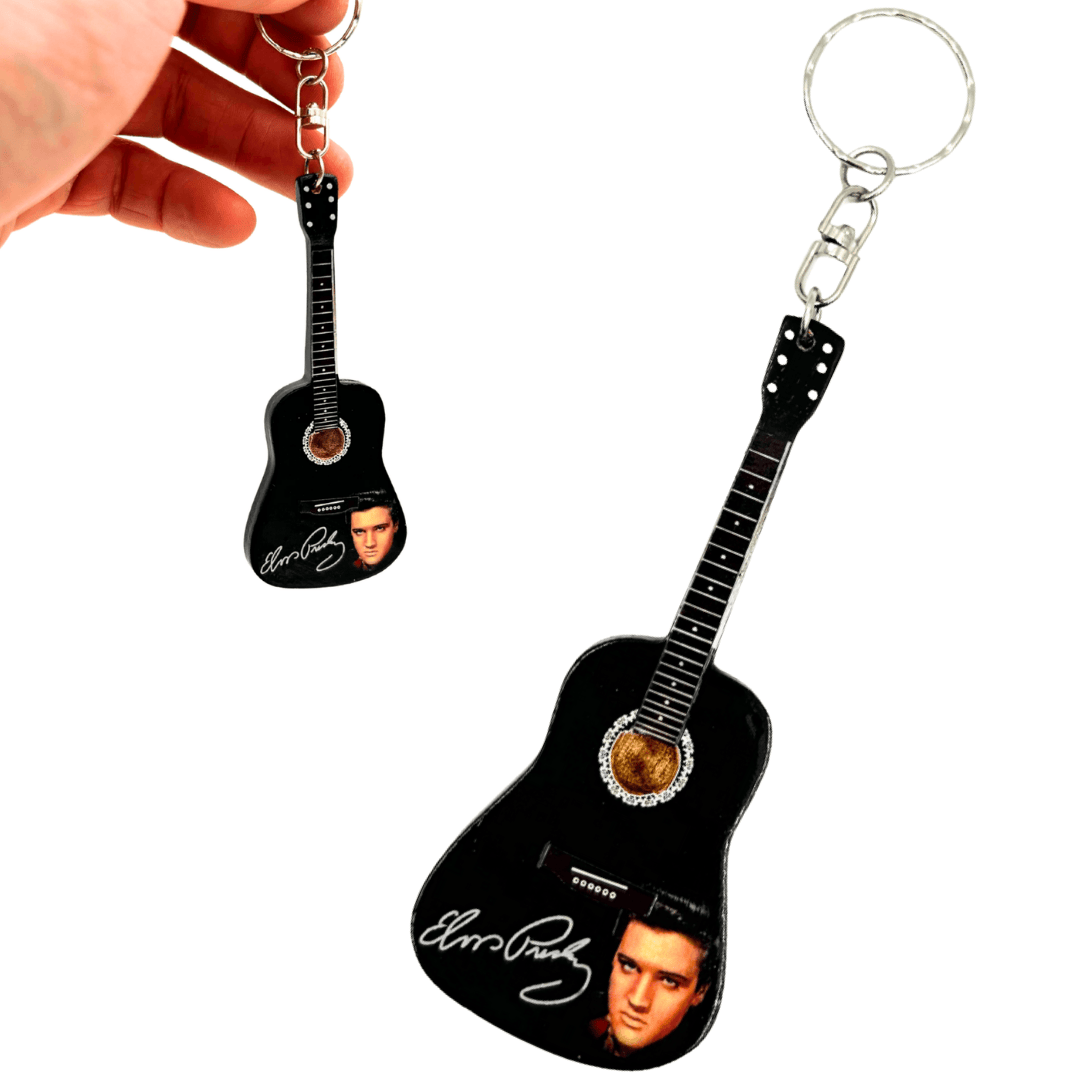 Nyckelring gitarr i Elvis Presley Tribute-stil - EGK-1389