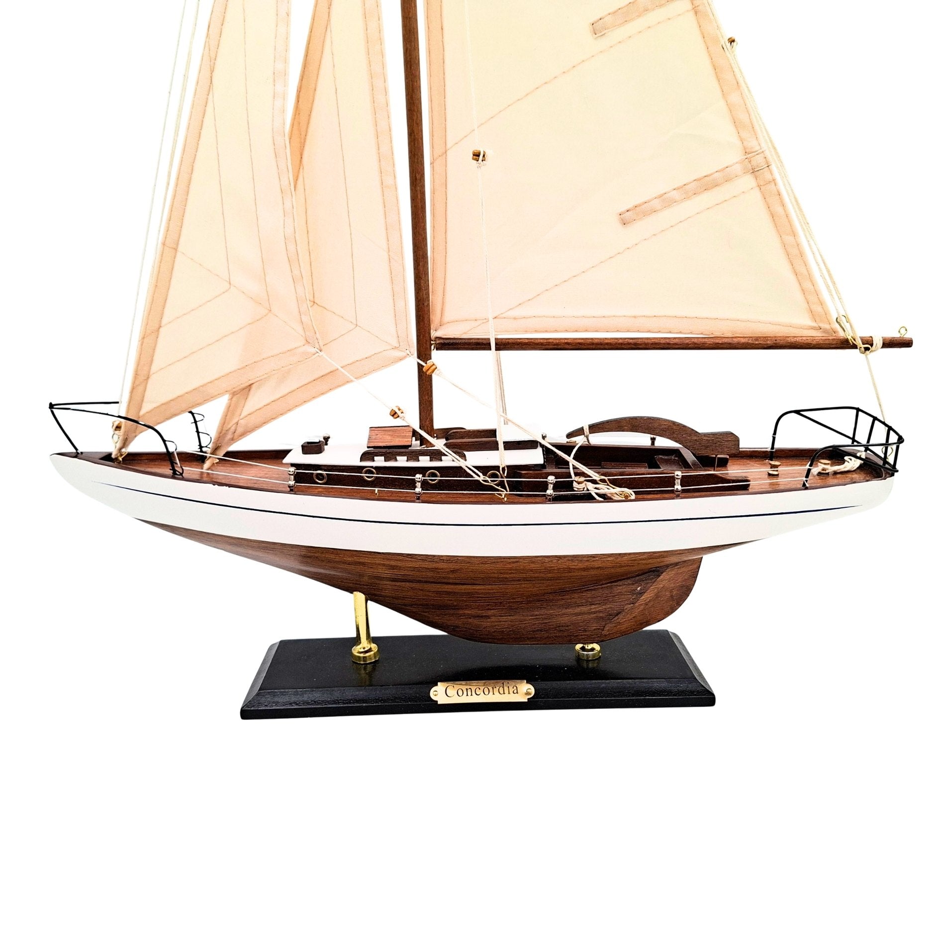 Modell av segelyacht - maritim dekoration 66 cm – 50445