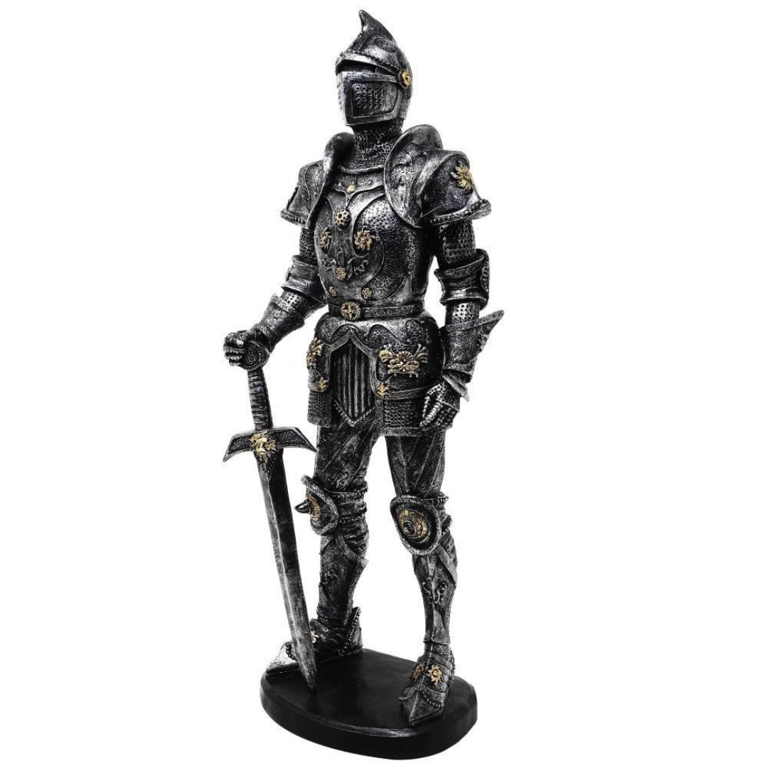 Dekorativ figur – riddare i rustning 39cm – MC-23158