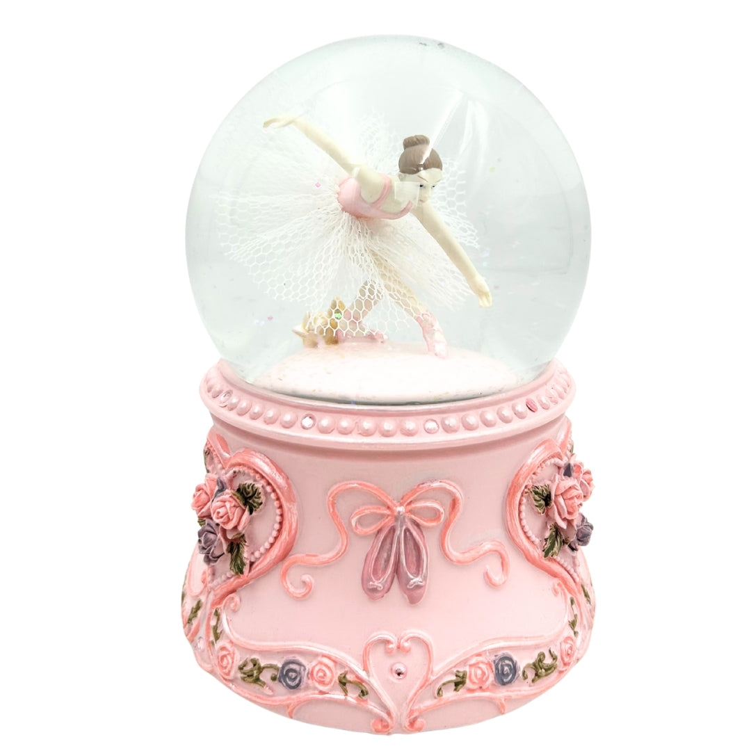 Speldosa Dansande Ballerina i Glaskula 15cm – MG-963