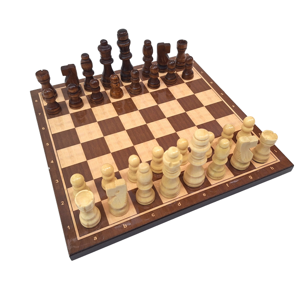 Klassiska träschack - 27 x 27 cm – 1050743