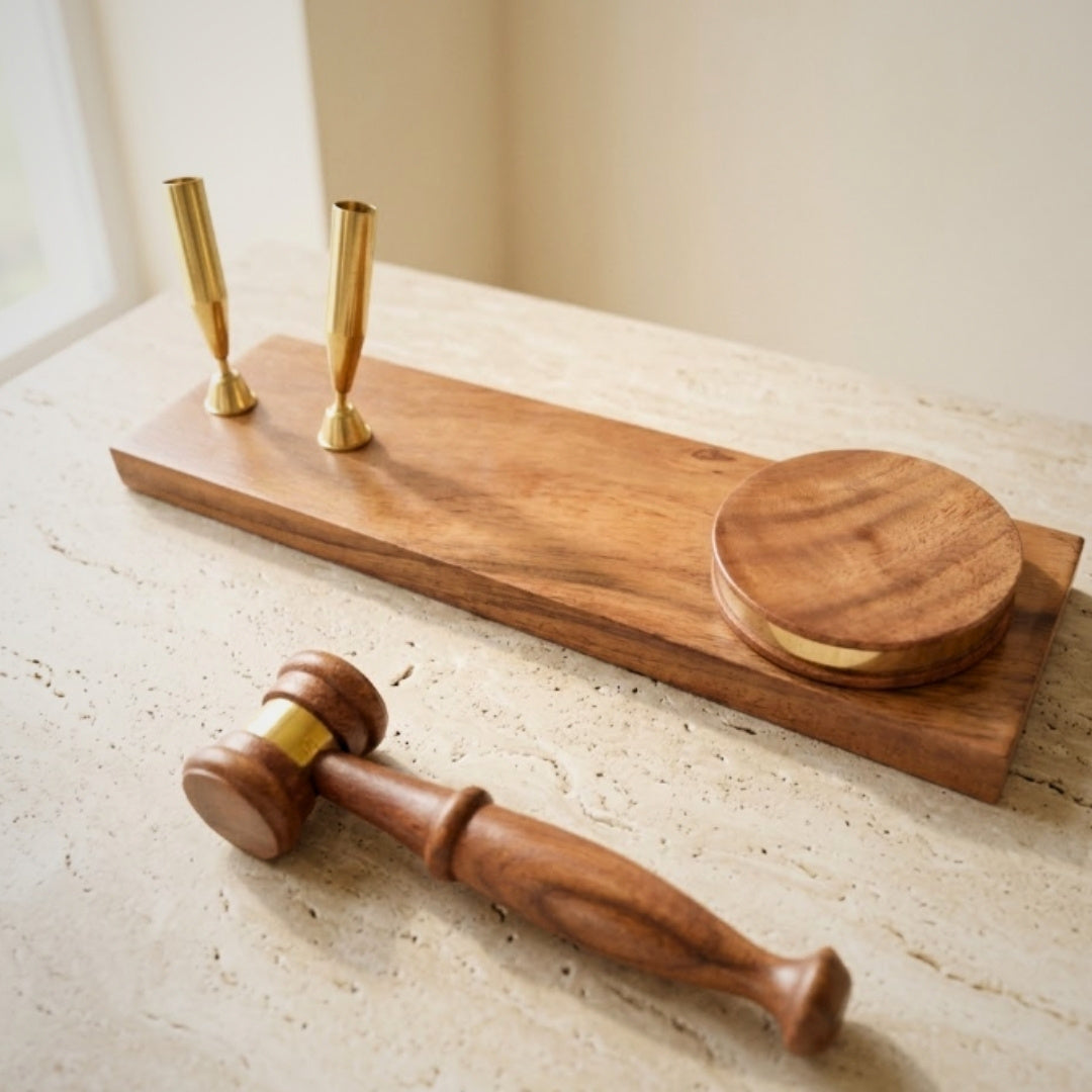 Domarklubba - pennställ - present till jurist – DNU-023