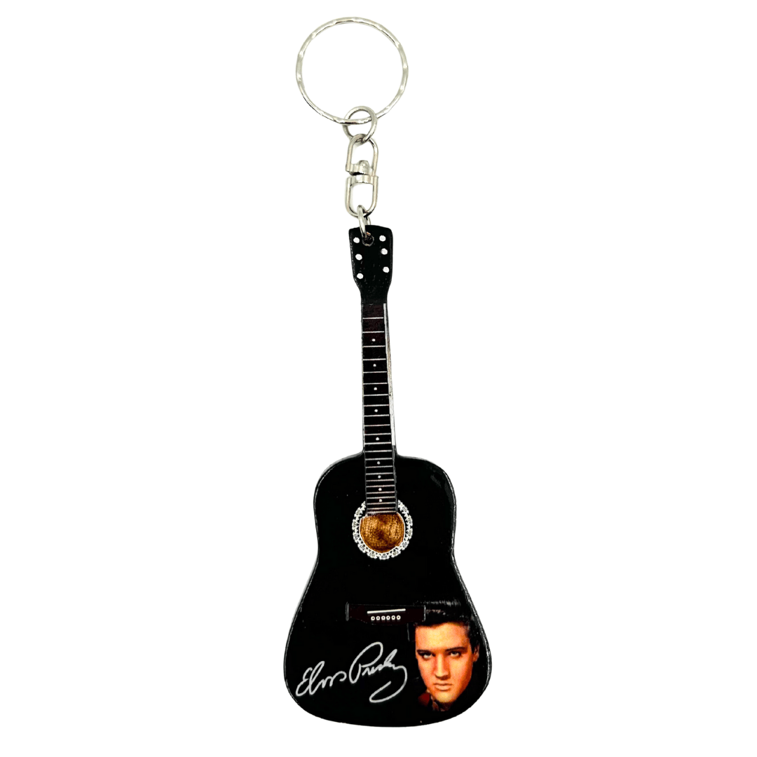 Nyckelring gitarr i Elvis Presley Tribute-stil - EGK-1389