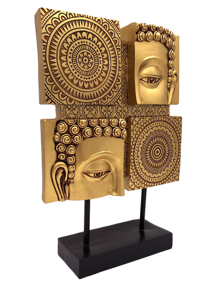 Buddhistisk mandalafigur - 4 delar - 43715