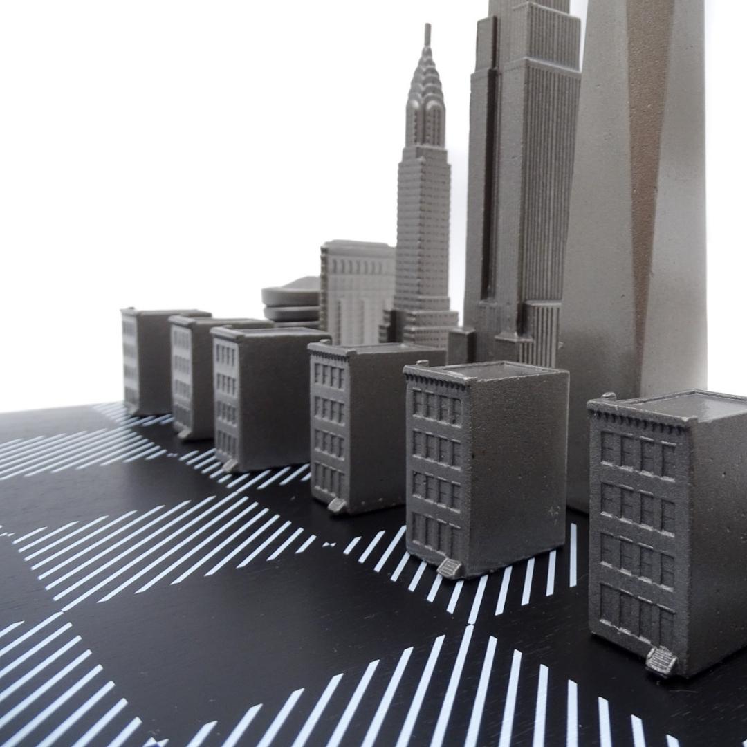 Designschack Skyline New York i rostfritt stål – NY