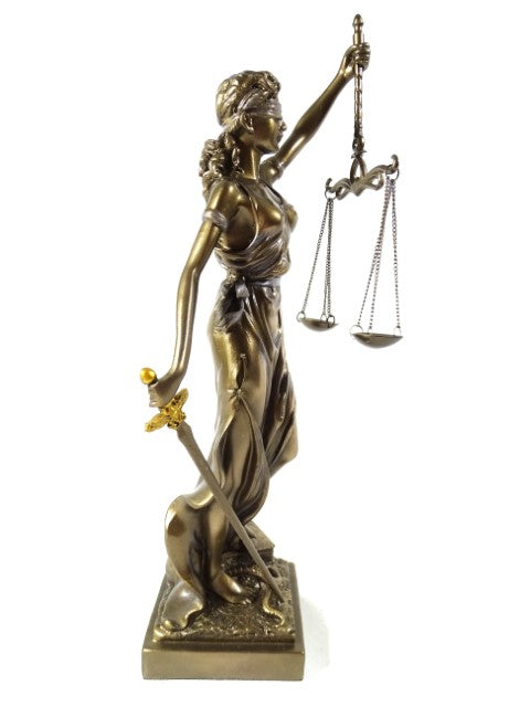 Themis-figur 35 cm - Present till jurist eller domare - MC-90037