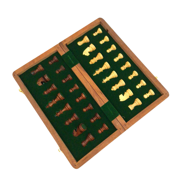 Magnetiskt träschack 25x25cm - DNU-026
