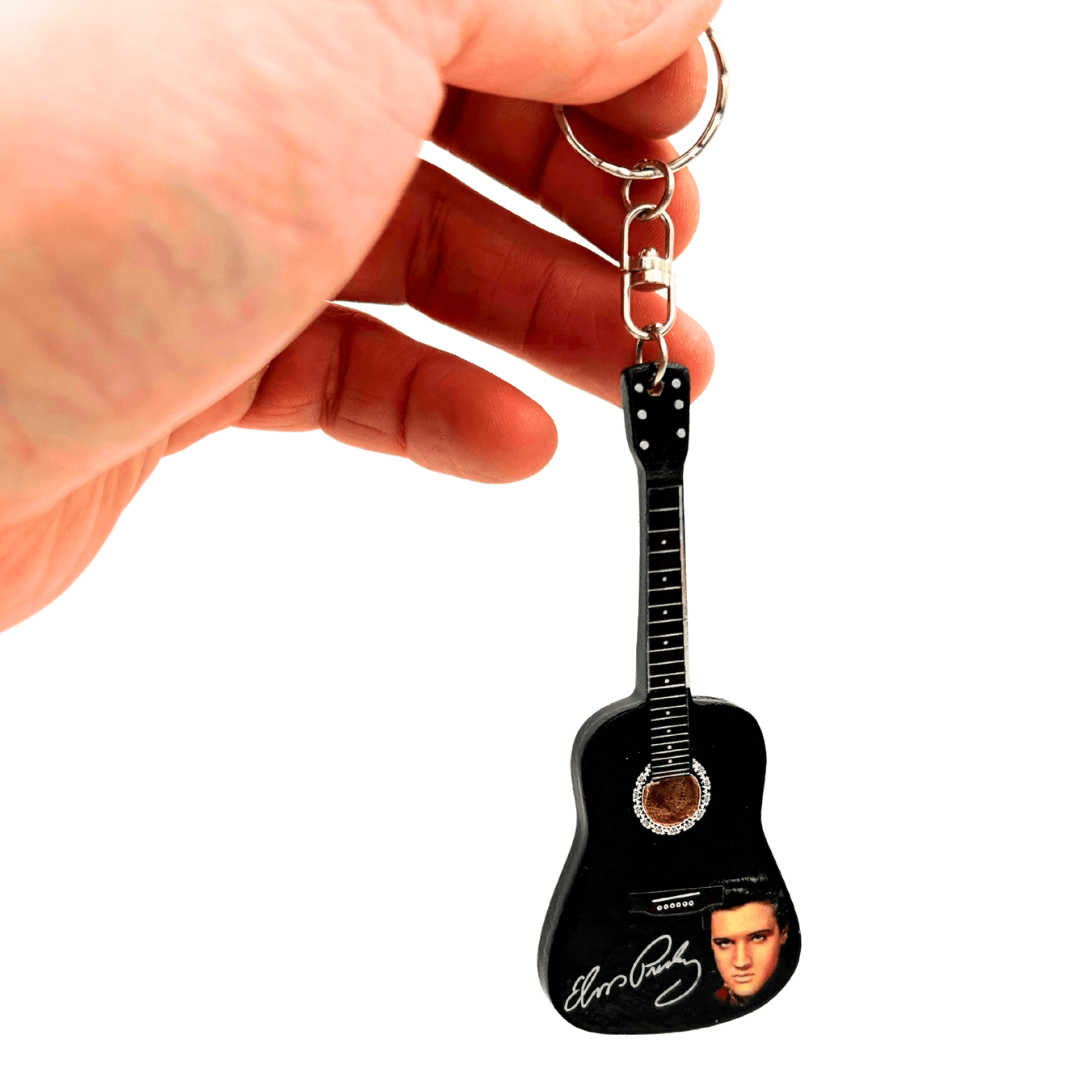 Nyckelring gitarr i Elvis Presley Tribute-stil - EGK-1389