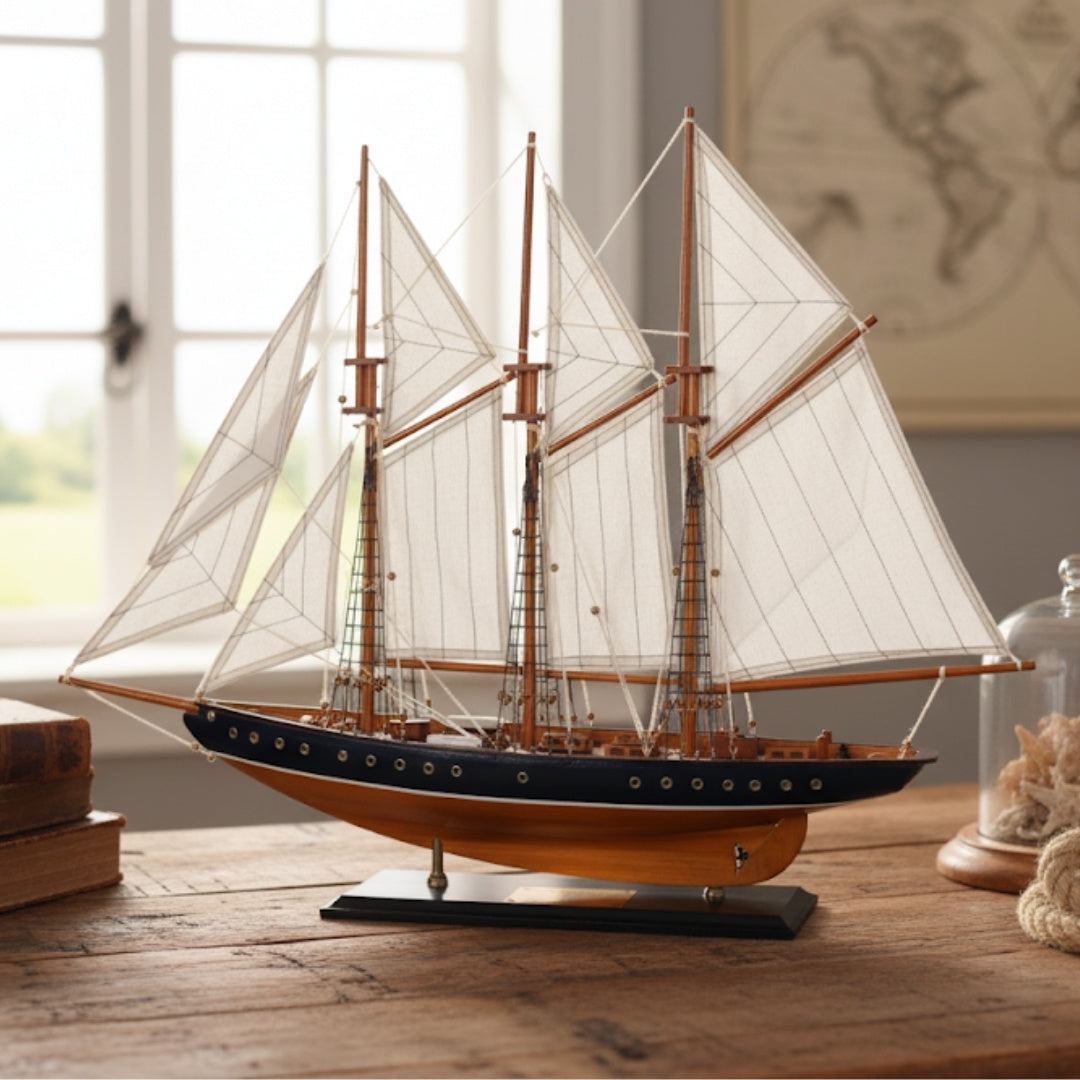 Modell av skonerten Atlantic - 72cm - ATL72