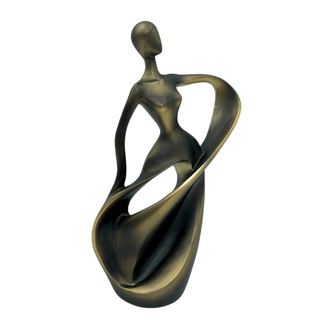 Dansarfigur – modern abstrakt dekoration 24cm - E44446