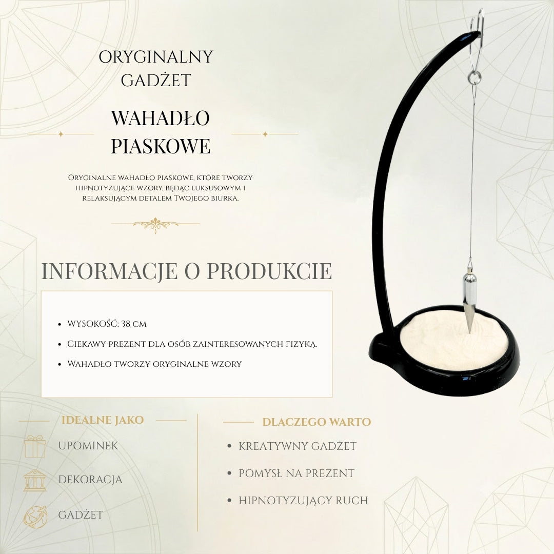Sandpendel Sand Pendulum - pryl, dekoration - SP012